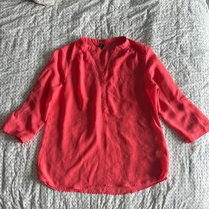 Maurices Vibrant Coral Blouse